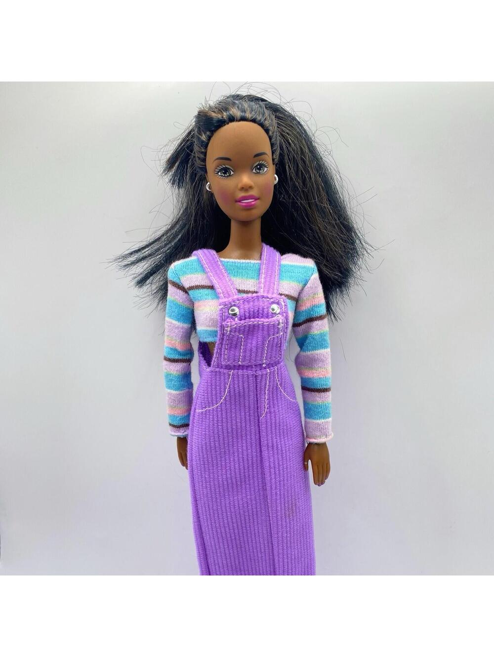 Barbie Purple Panic Christie Doll African American 1997 Mattel #19667 B9